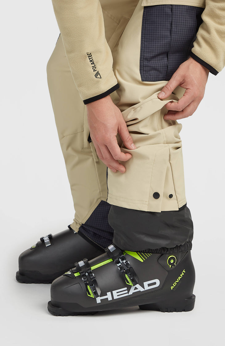 FWC'Peak Cargo Snow Pants | Olive Blush Colour Block