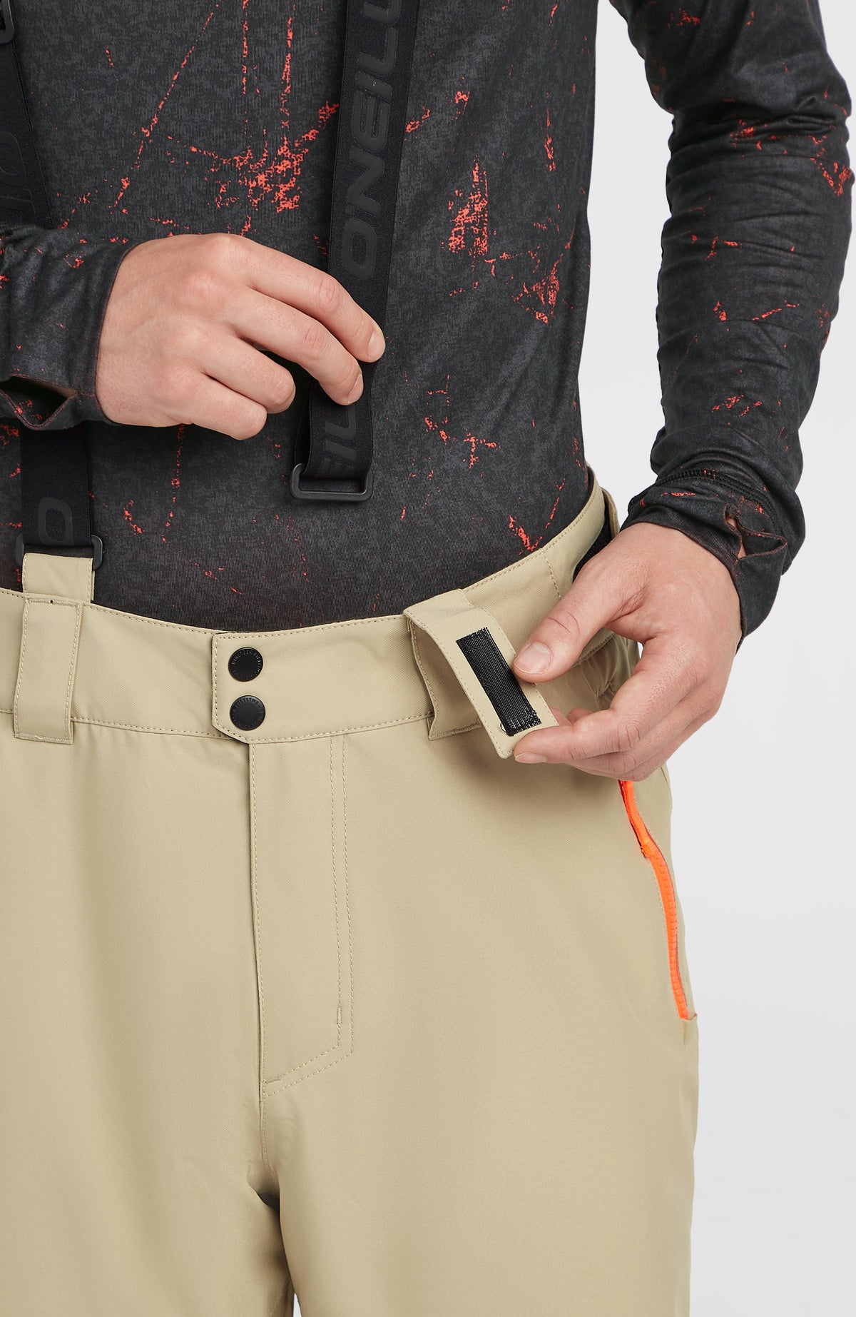 FWC'Cruz Suspender Snow Pants | Olive Blush