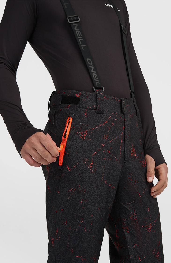 FWC'Cruz Suspender Snow Pants | Black Basalt
