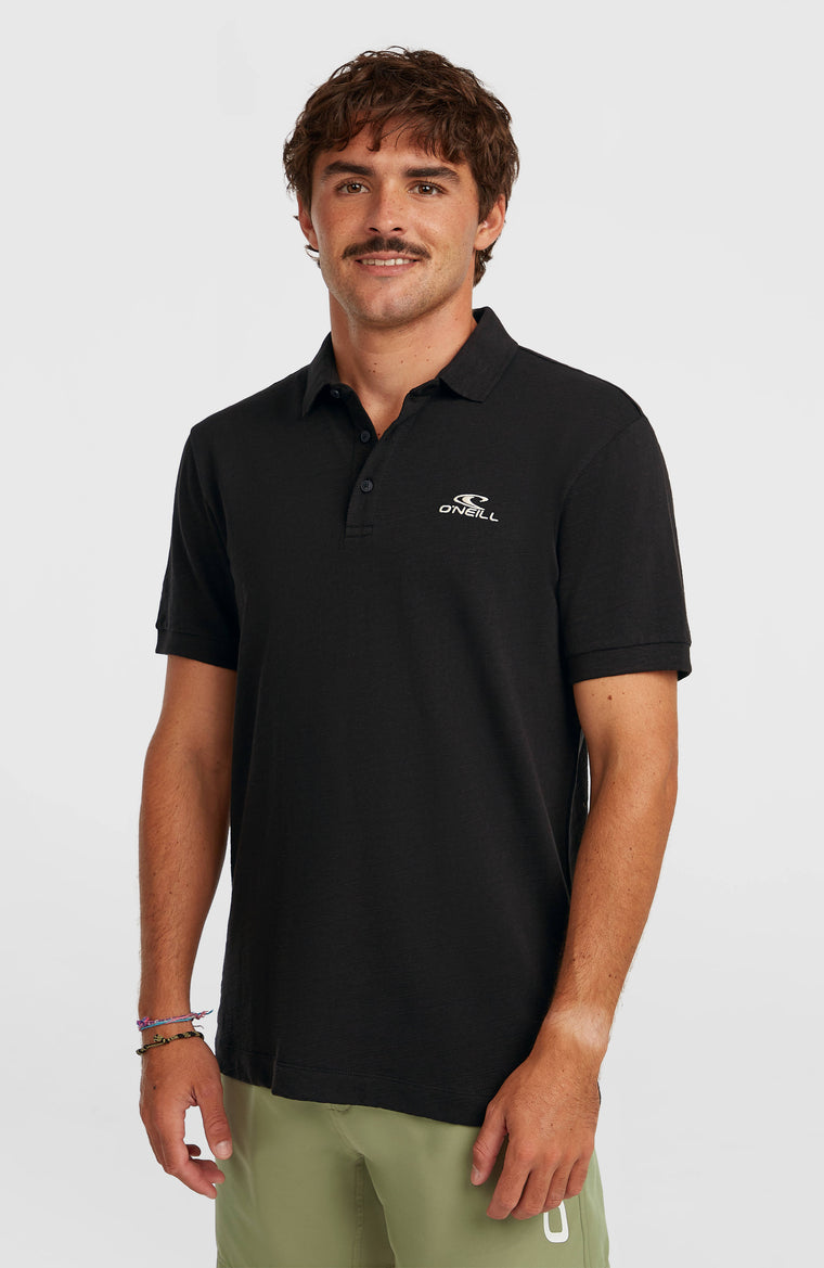 Slub Polo | Black Out Slub Polo | Black Out