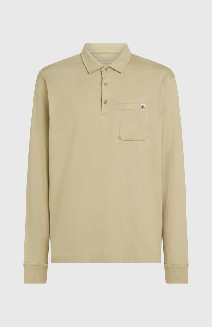 O'Riginals Long-Sleeve Polo Shirt | Olive Blush