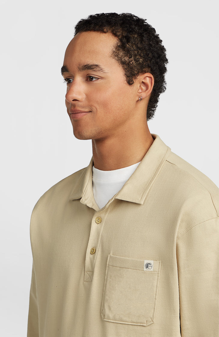 O'Riginals Long-Sleeve Polo Shirt | Olive Blush