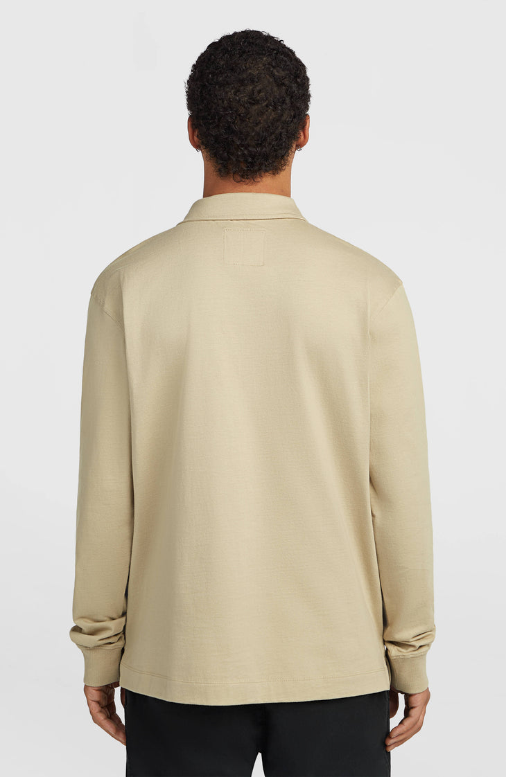 O'Riginals Long-Sleeve Polo Shirt | Olive Blush