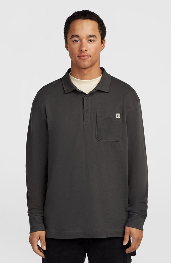 O'Riginals Long-Sleeve Polo Shirt | Raven