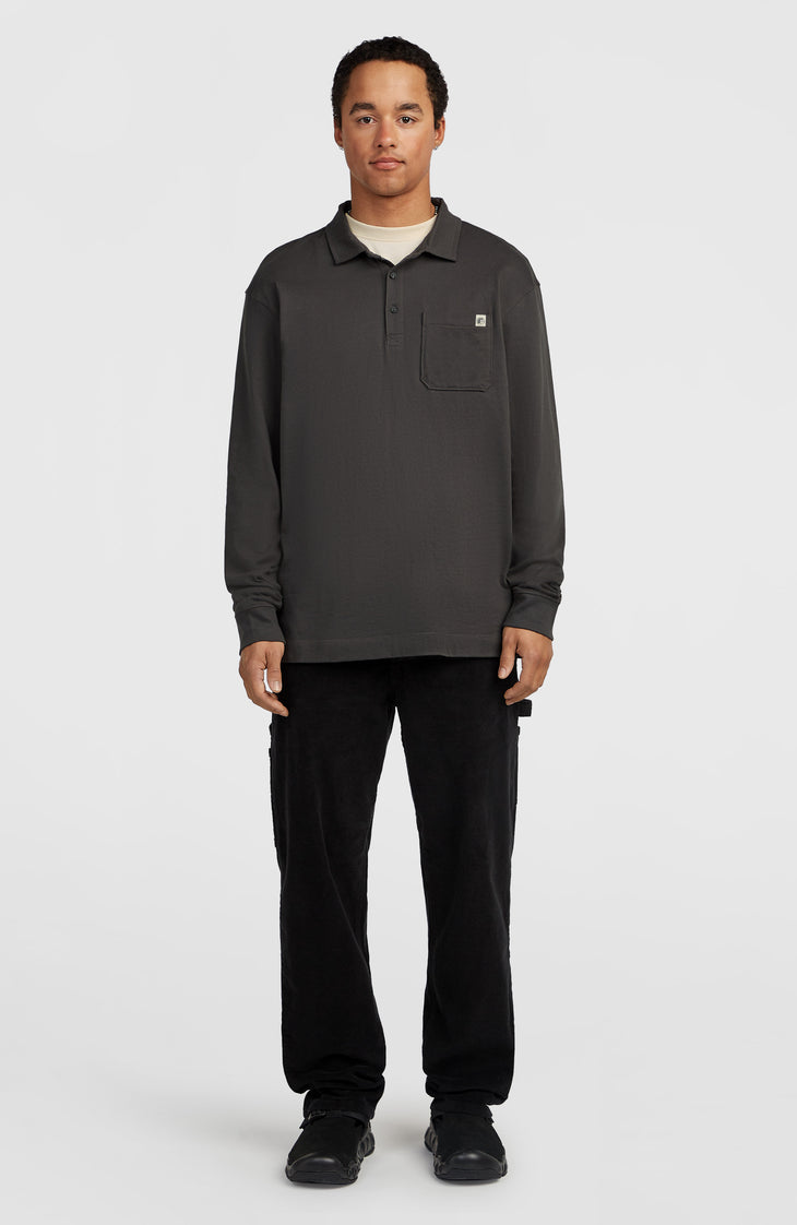O'Riginals Long-Sleeve Polo Shirt | Raven