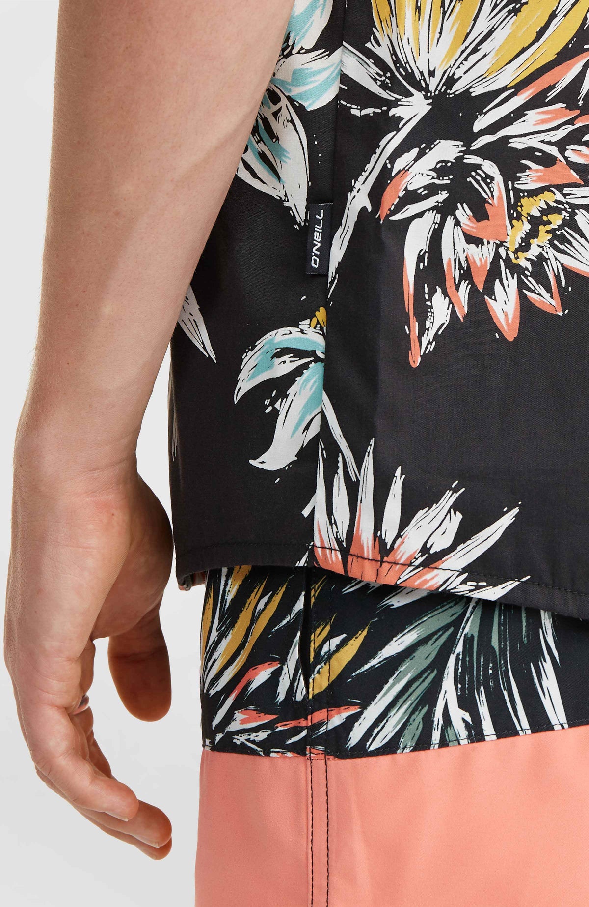Mix and Match Floral Shirt | Black Tropicana