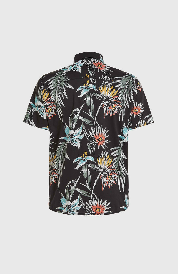 Mix and Match Floral Shirt | Black Tropicana