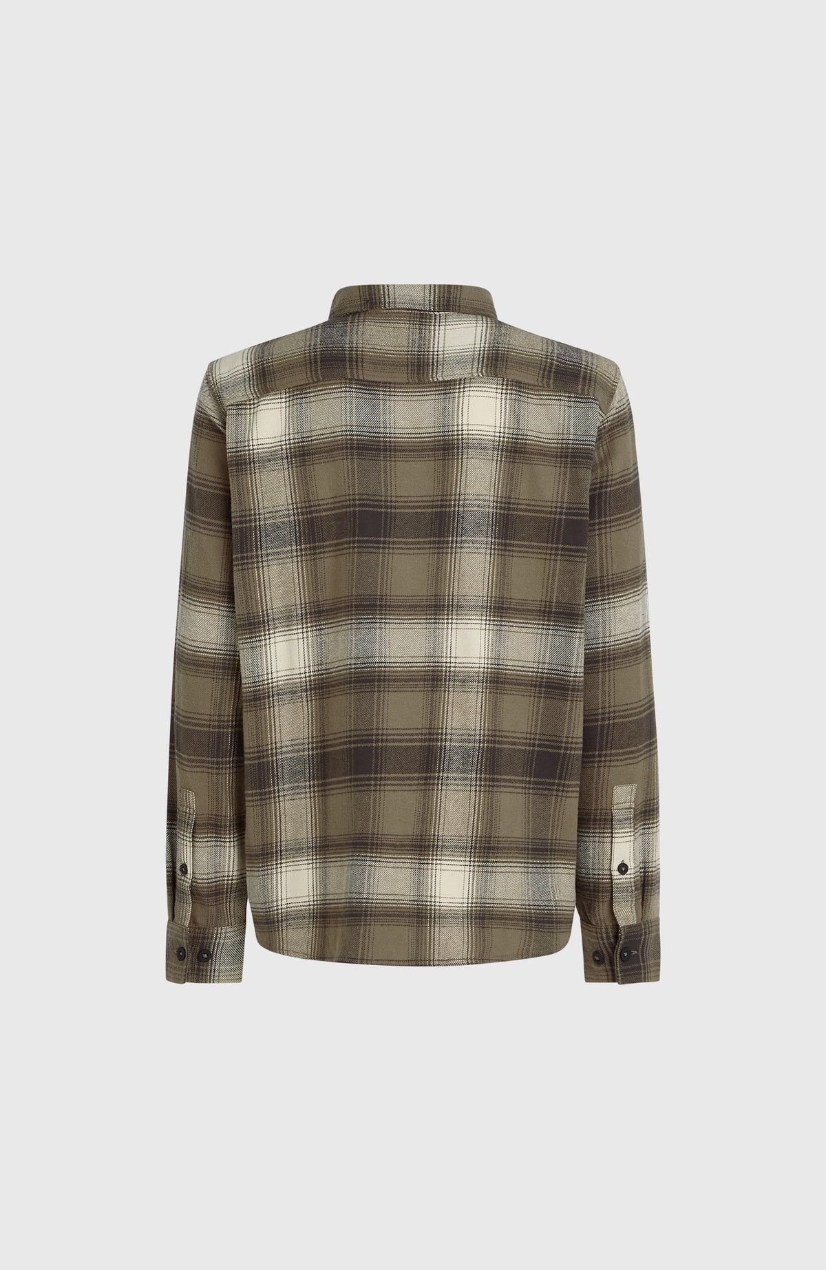 Flannel Check Shirt | Brown Check Small