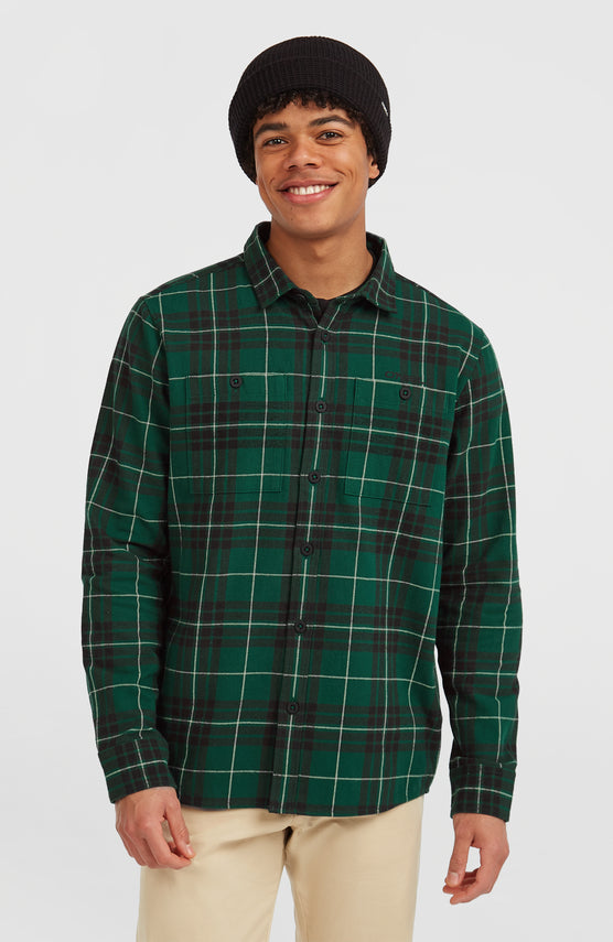 Must-Have Flannel Shirt | Green Flannel Check
