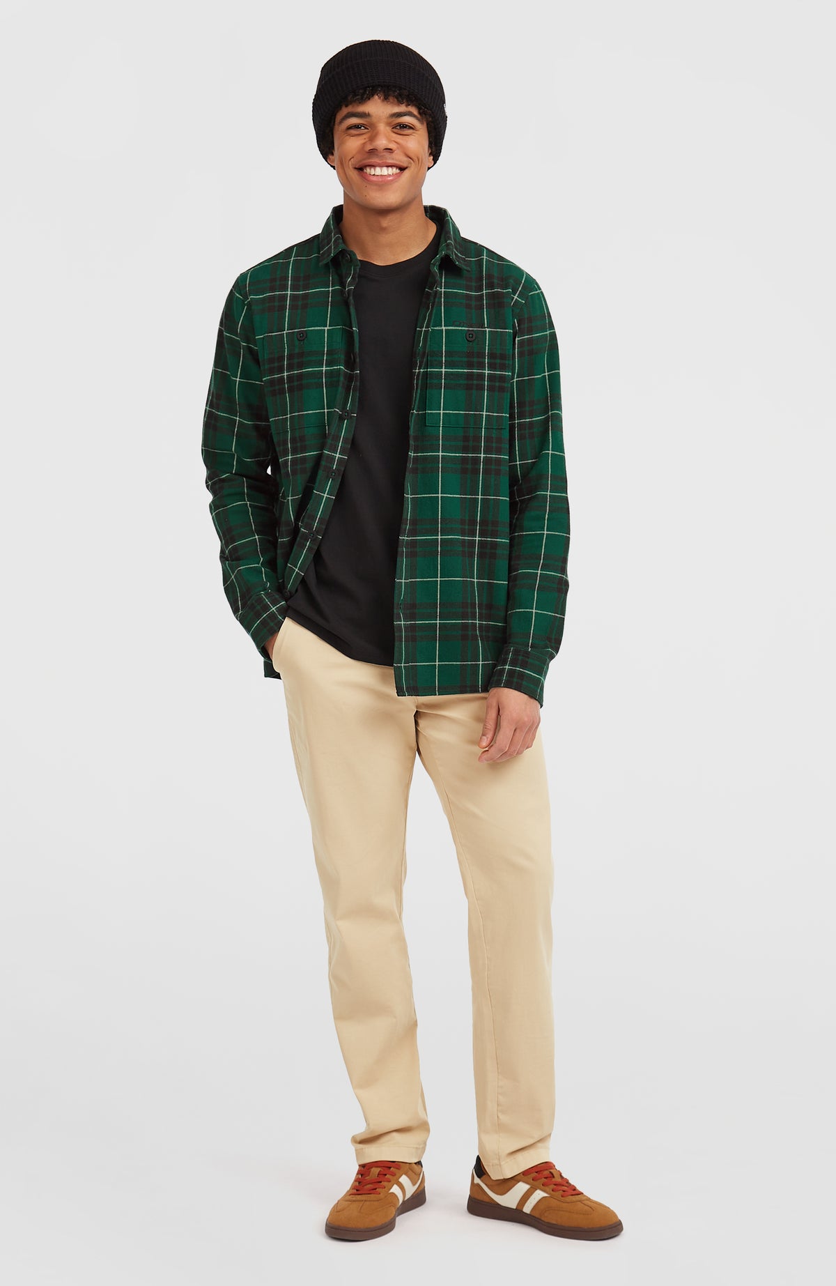 Must-Have Flannel Shirt | Green Flannel Check