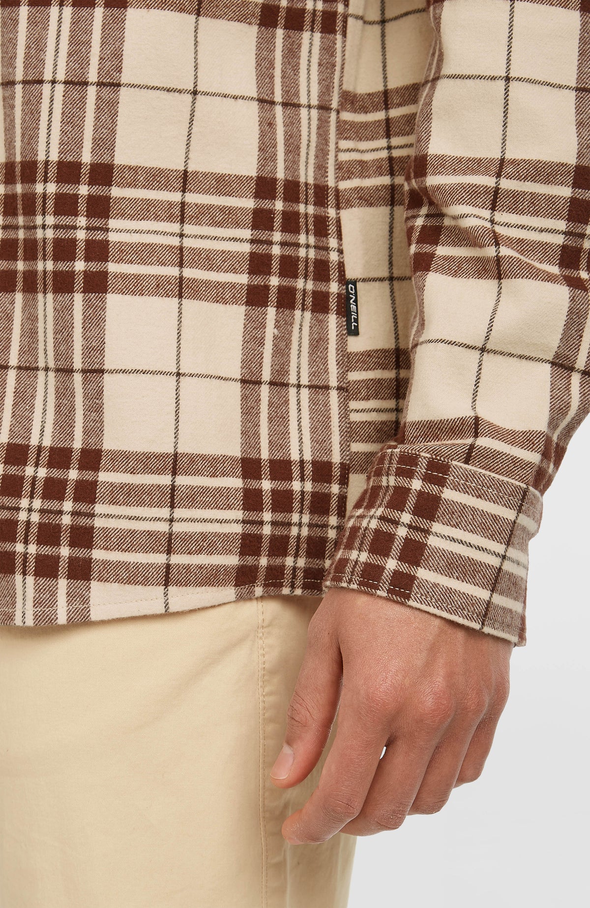 Must-Have Flannel Shirt | Beige Flannel Check