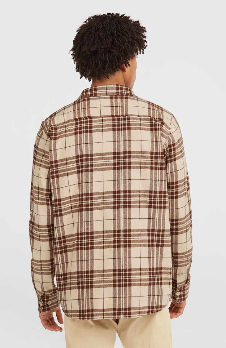 Must-Have Flannel Shirt | Beige Flannel Check