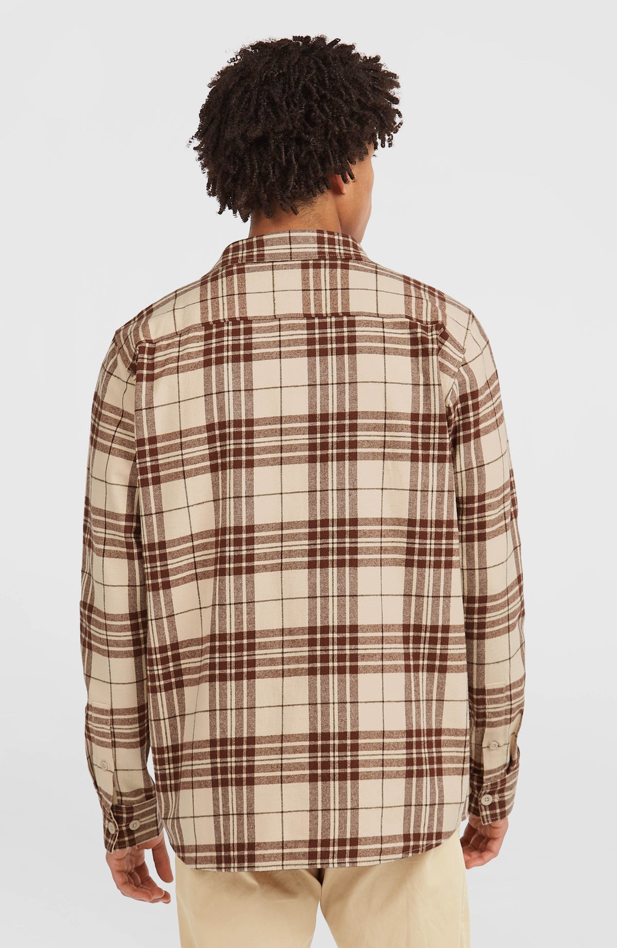 Must-Have Flannel Shirt | Beige Flannel Check