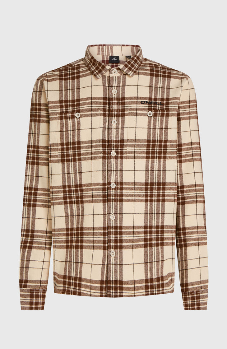 Must-Have Flannel Shirt | Beige Flannel Check