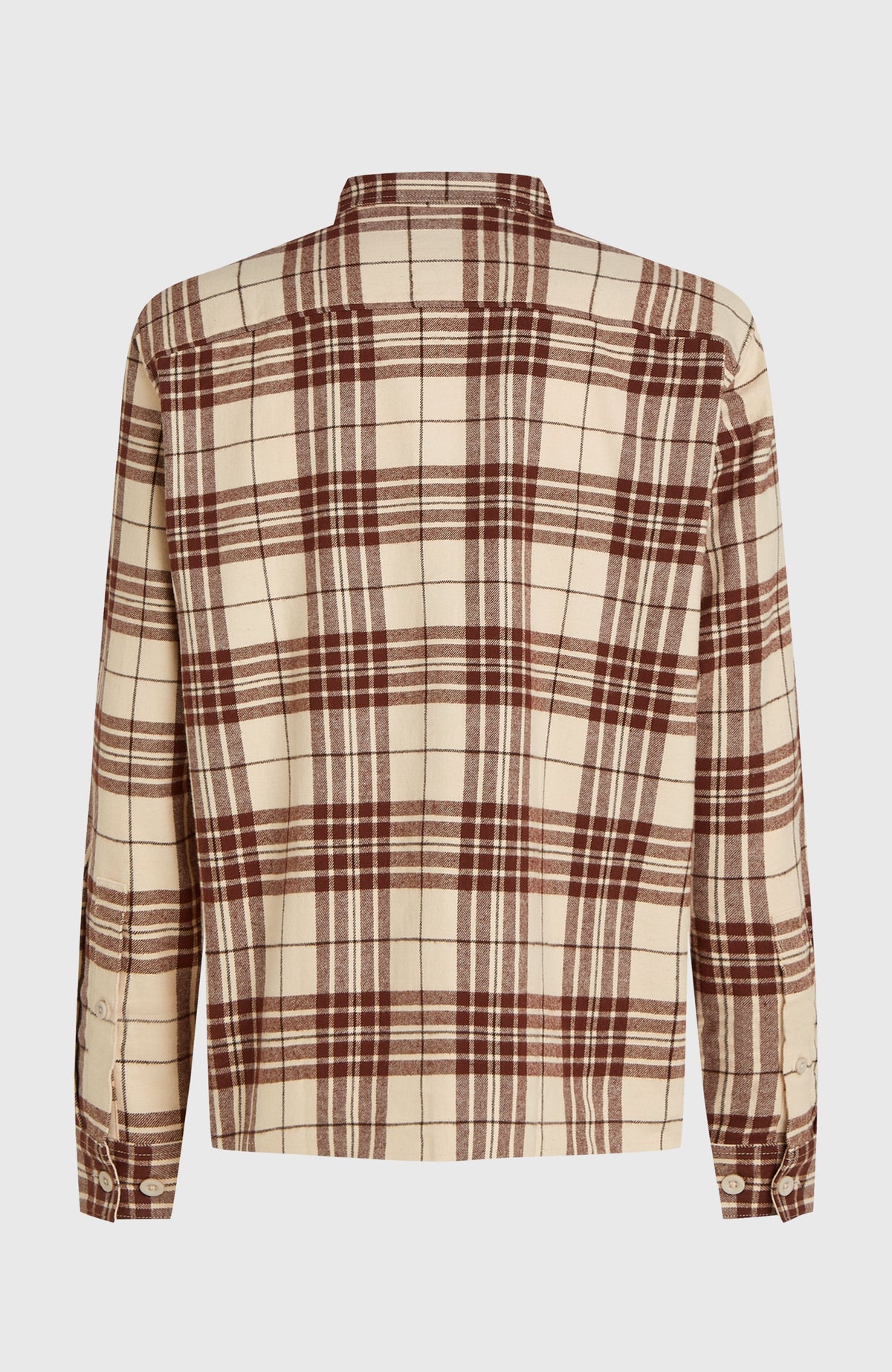 Must-Have Flannel Shirt | Beige Flannel Check