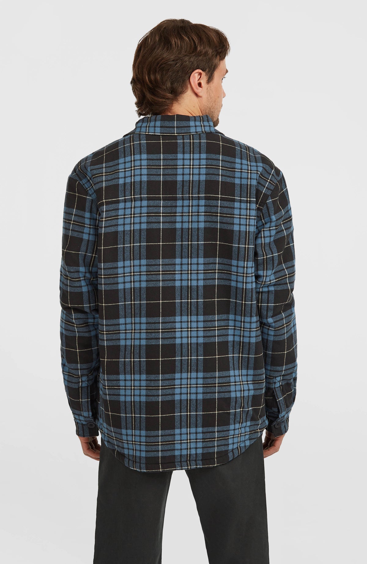 Must-Have Fleece-Lined Shirt | Blue Flannel Check