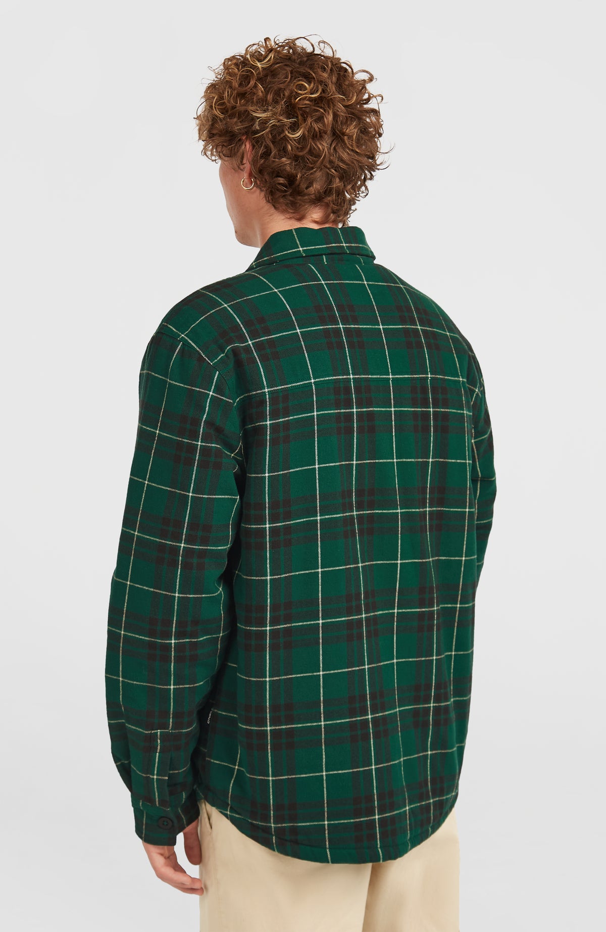Must-Have Fleece-Lined Shirt | Green Flannel Check