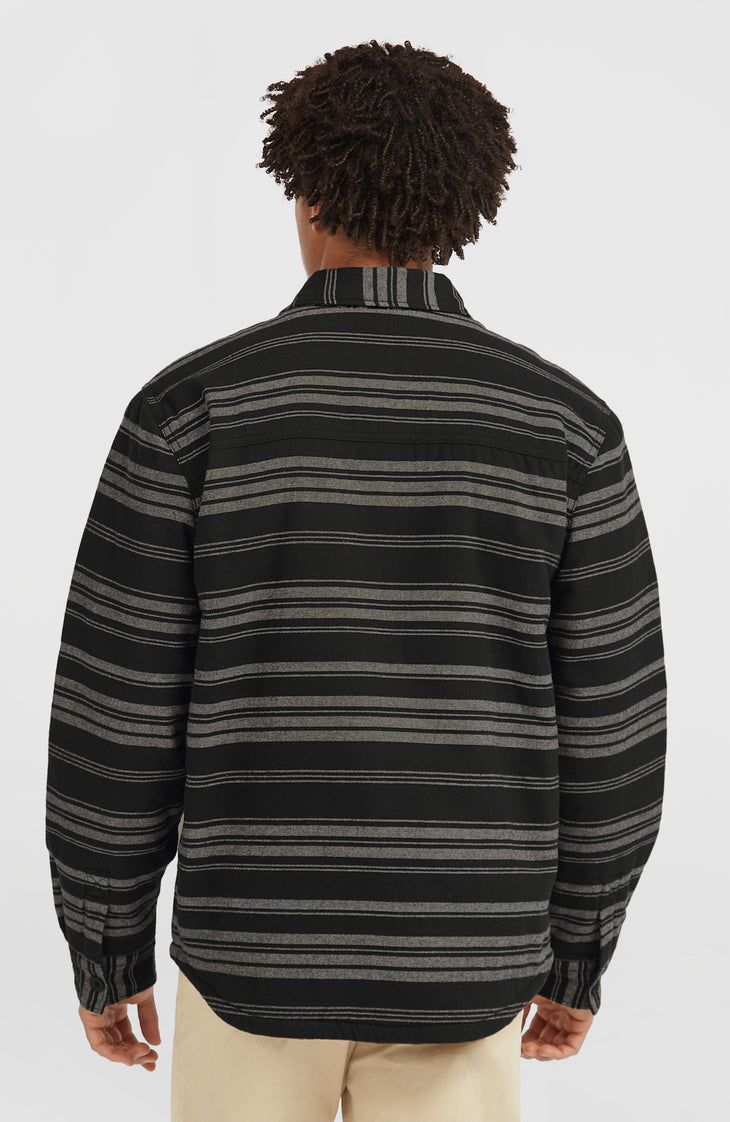 Must-Have Fleece-Lined Shirt | Black Bavaro