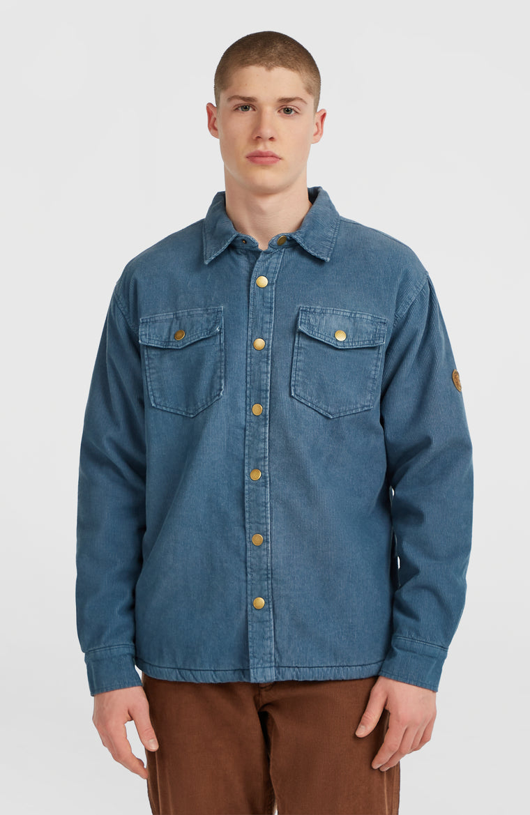 O'Riginals Corduroy Fleece-Lined Overshirt | Mozart Blue O'Riginals Corduroy Fleece-Lined Overshirt | Mozart Blue