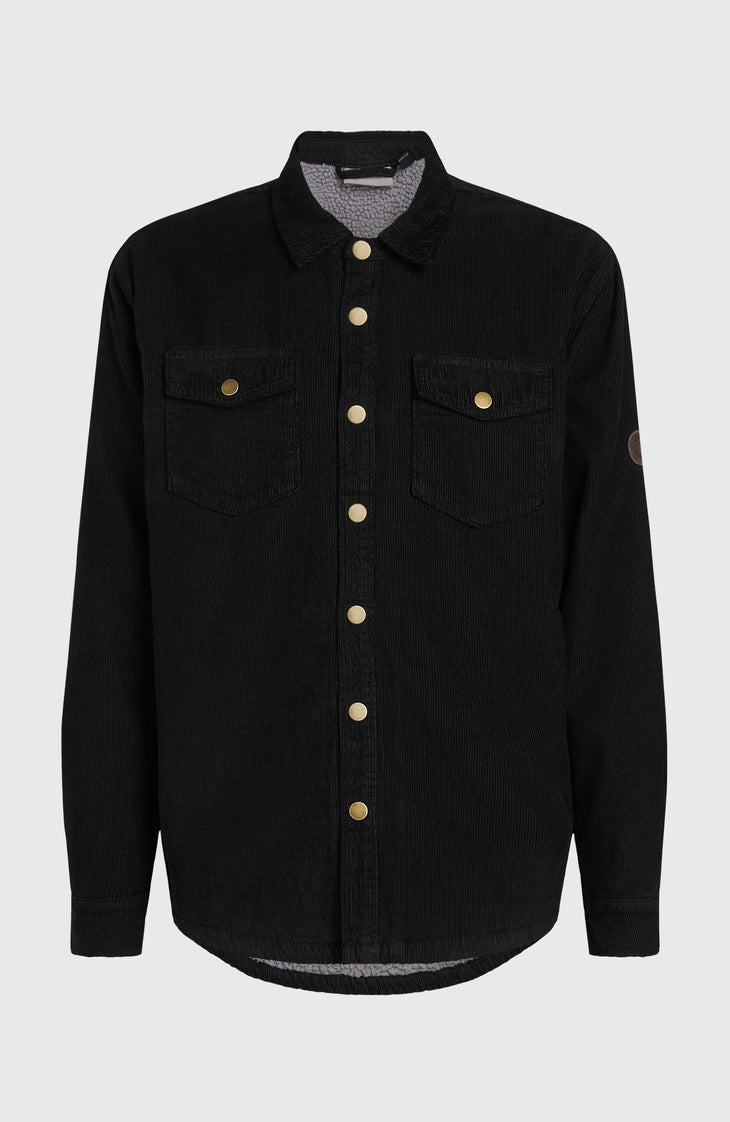 O'Riginals Corduroy Fleece-Lined Overshirt | Black Out