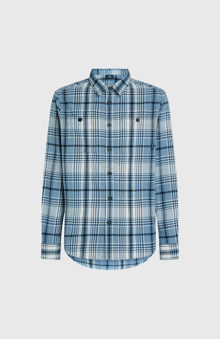 Must-Have Flannel Shirt | Blue Big Check Plaid