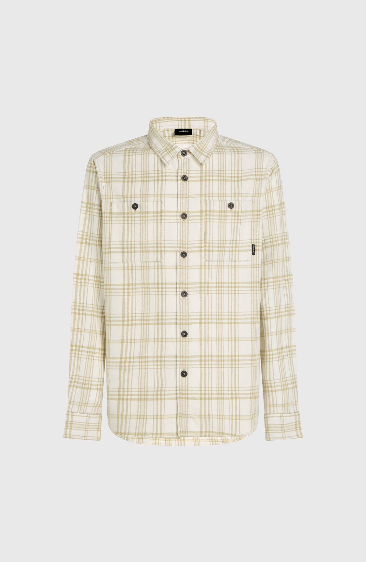 Must-Have Flannel Shirt | Beige Big Check Plaid