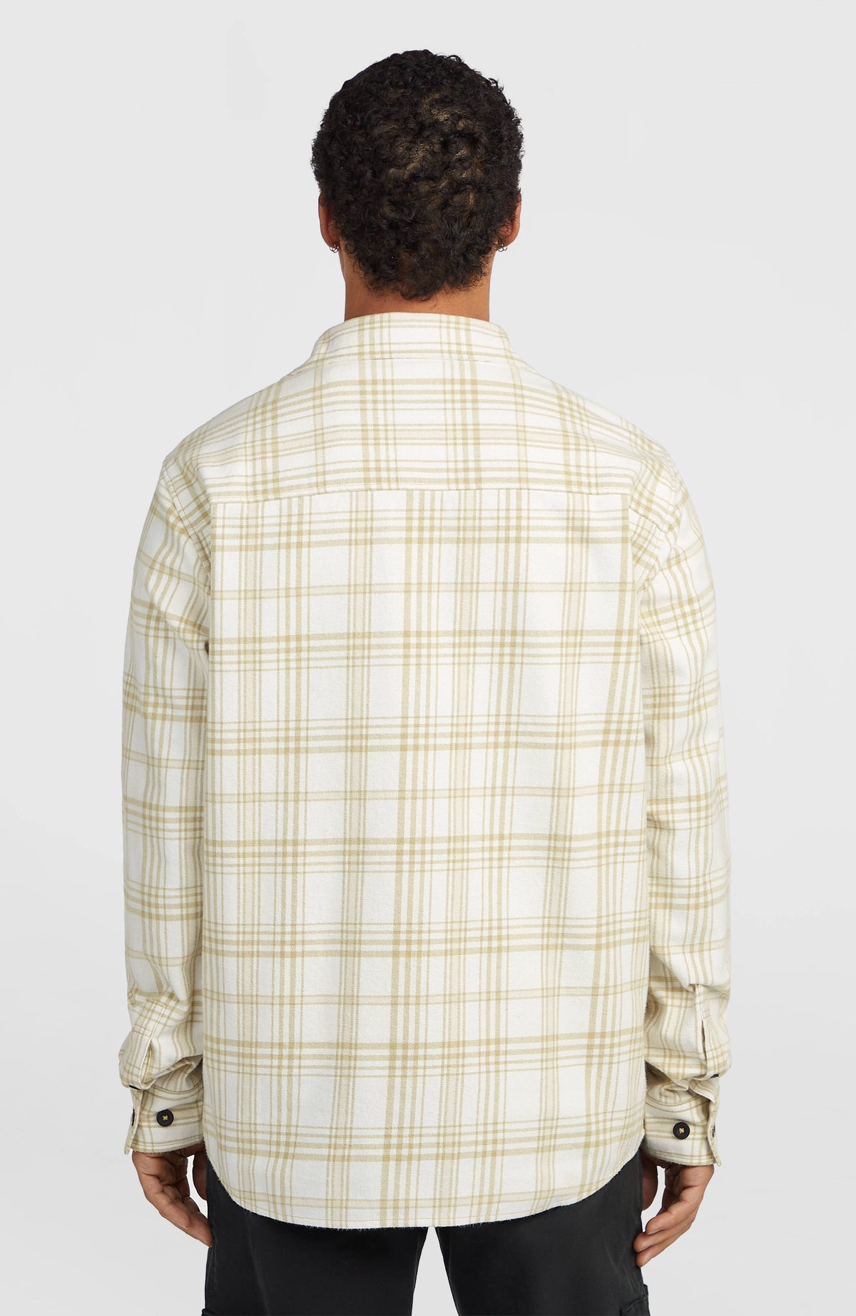 Must-Have Flannel Shirt | Beige Big Check Plaid