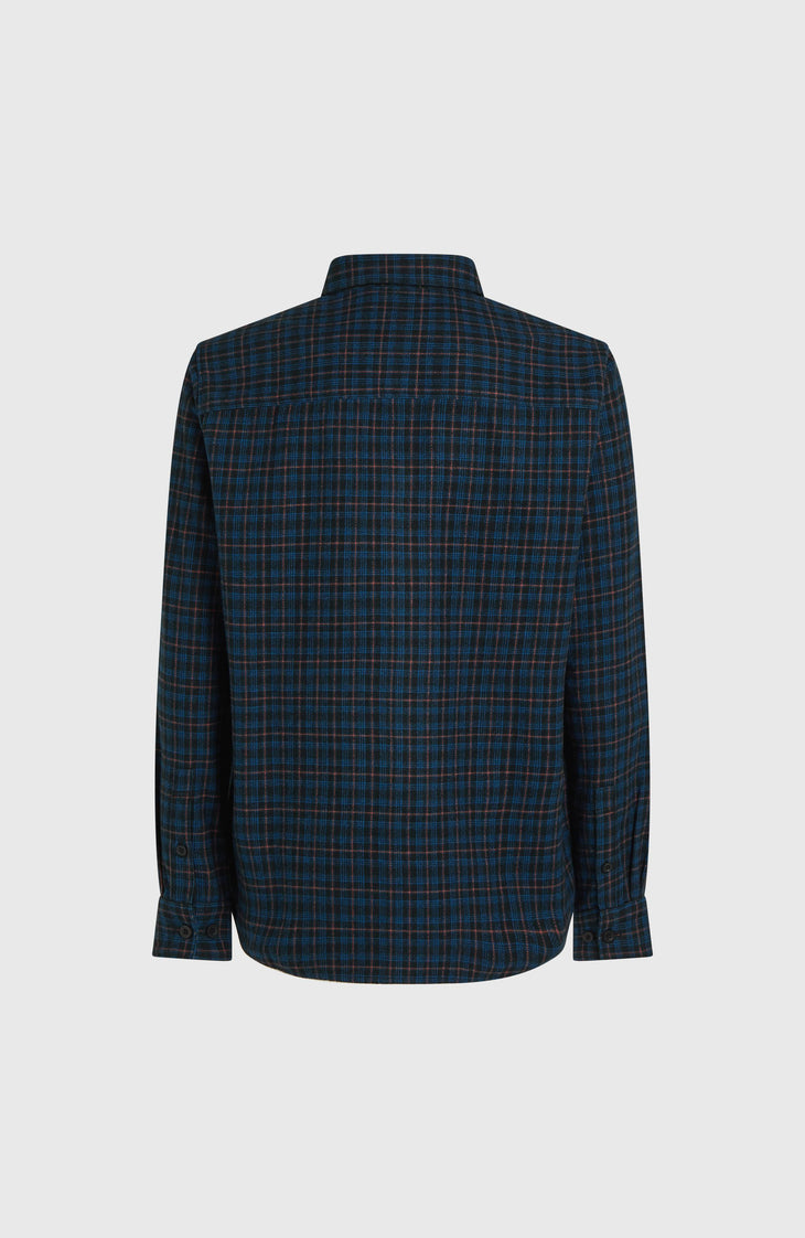 Must-Have Flannel Shirt | Black Mini Check Plaid