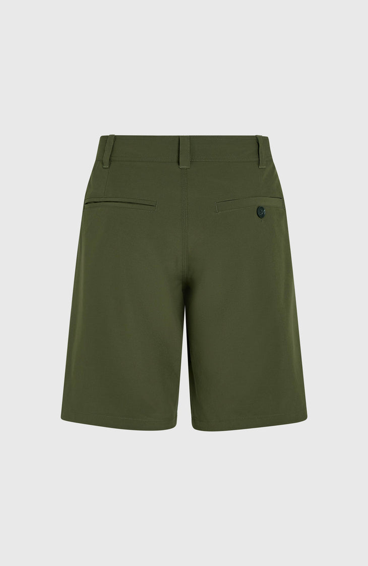Hybrid Chino 19" Shorts | Forest Night