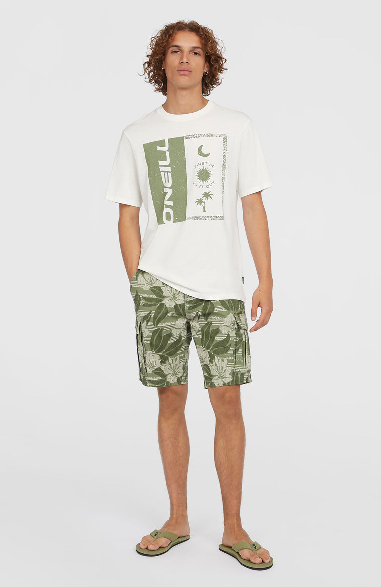 Essentials Cargo Shorts | Green Tonal Dusty Flower Essentials Cargo Shorts | Green Tonal Dusty Flower