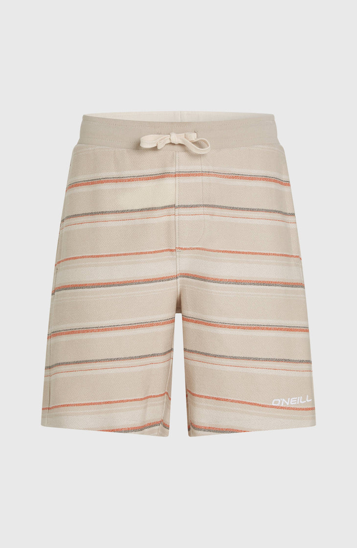Bavaro Shorts | Beige/Orange Bavaro Stripe