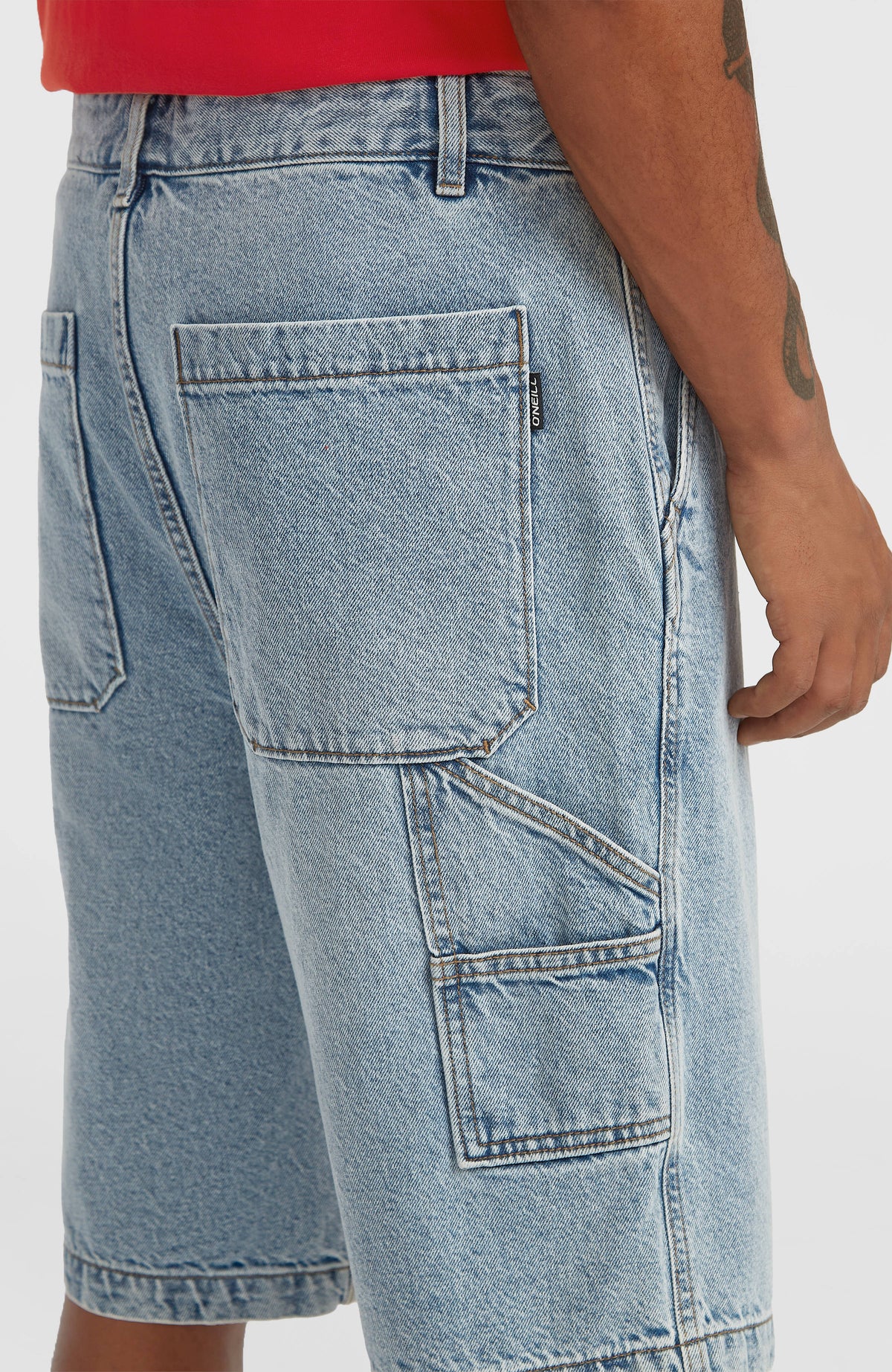 Essentials Denim Shorts | Denim Blue