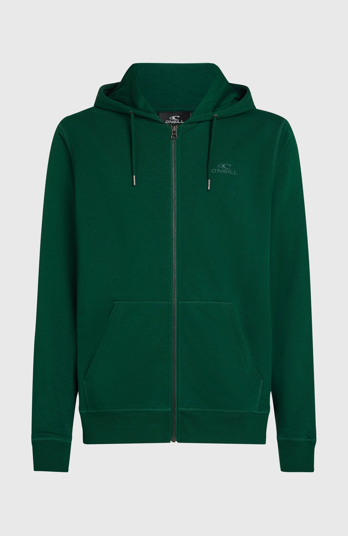 Small Logo Full-Zip Hoodie | Emerald Envy