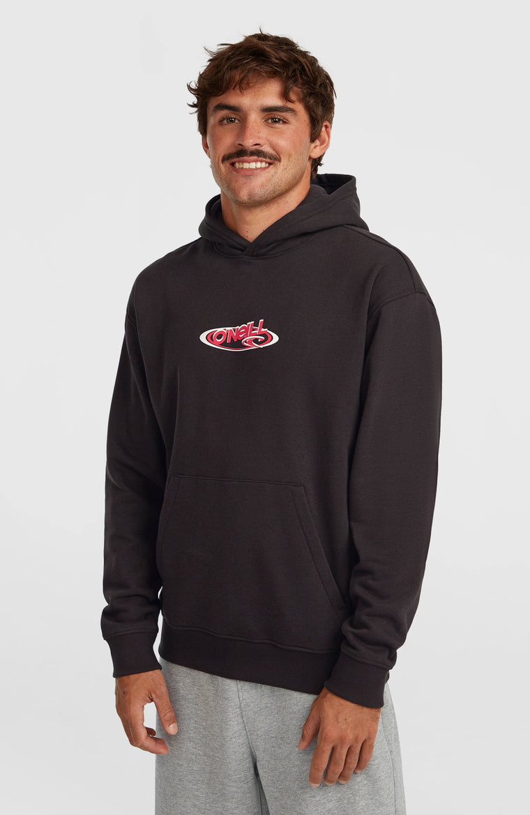 Essentials 90s Logo Hoodie | Black Out Essentials 90s Logo Hoodie | Black Out