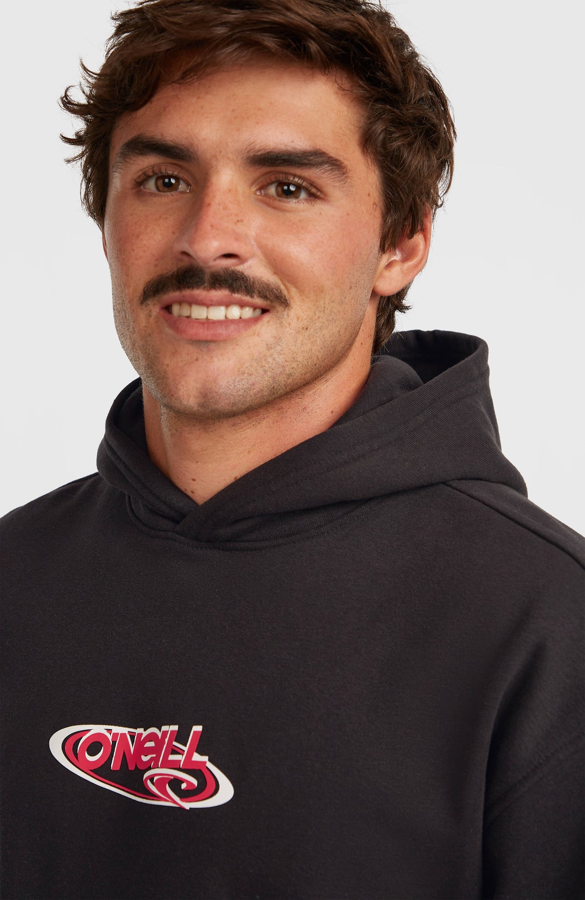 Essentials 90s Logo Hoodie | Black Out