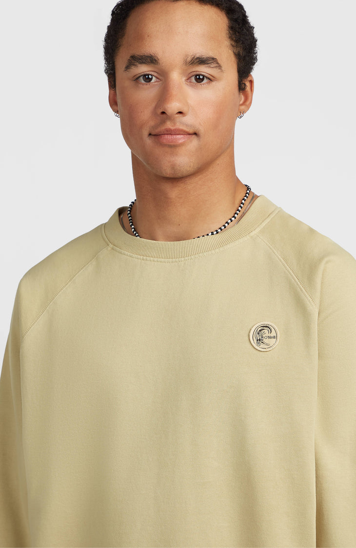 O'Riginals Badge Crew Sweatshirt | Olive Blush