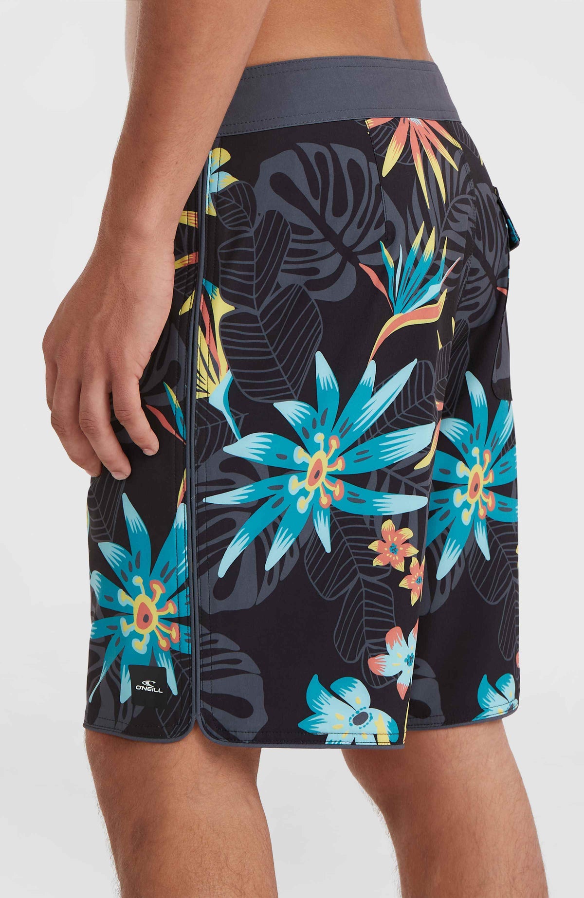 Hyperfreak Mysto Scallop 19'' Boardshorts | Black Mysto Scallop