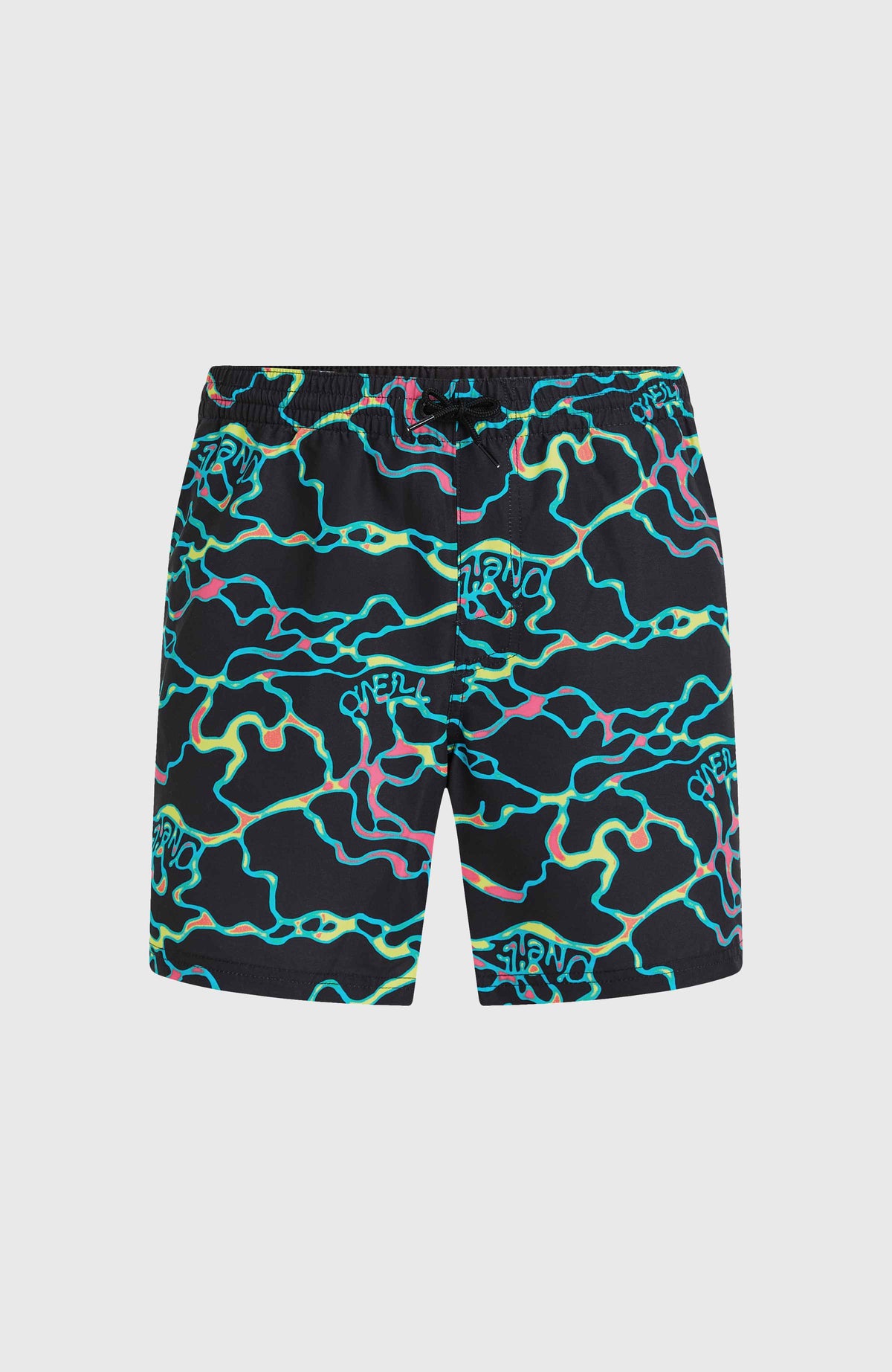 Jack O'Neill Cali Crazy 16'' Swim Shorts | Black Ocean View