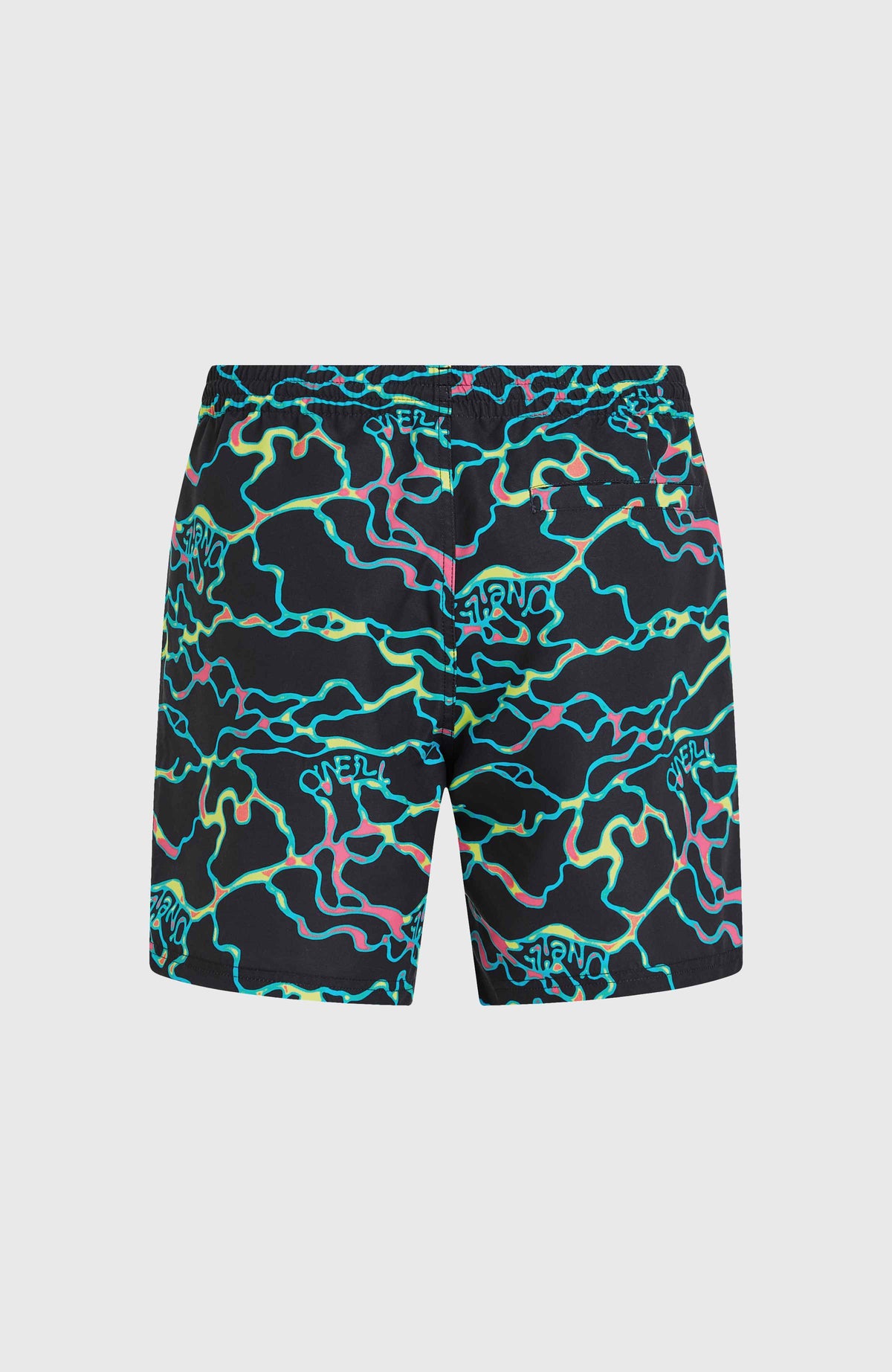 Jack O'Neill Cali Crazy 16'' Swim Shorts | Black Ocean View