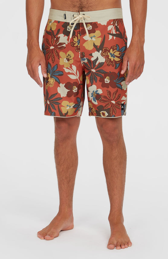 Hyperfreak Mysto Scallop 19'' Boardshorts | Ginger Mysto Scallop
