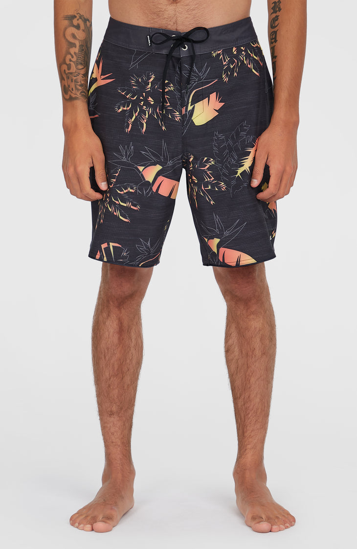 Hyperfreak Mysto Scallop 19'' Boardshorts | Black Mysto Scallop