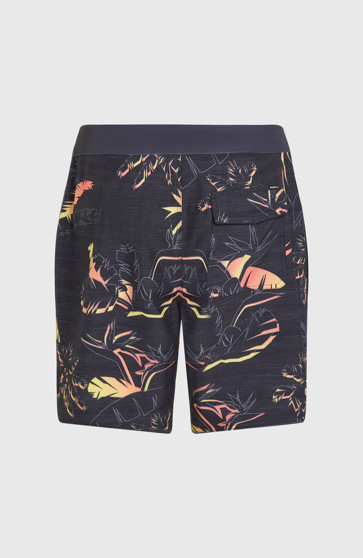Hyperfreak Mysto Scallop 19'' Boardshorts | Black Mysto Scallop
