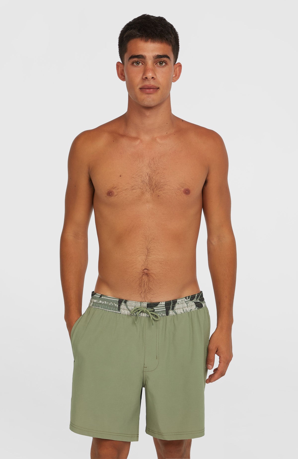 Pocket Print 16'' Swim Shorts | Avery Fern