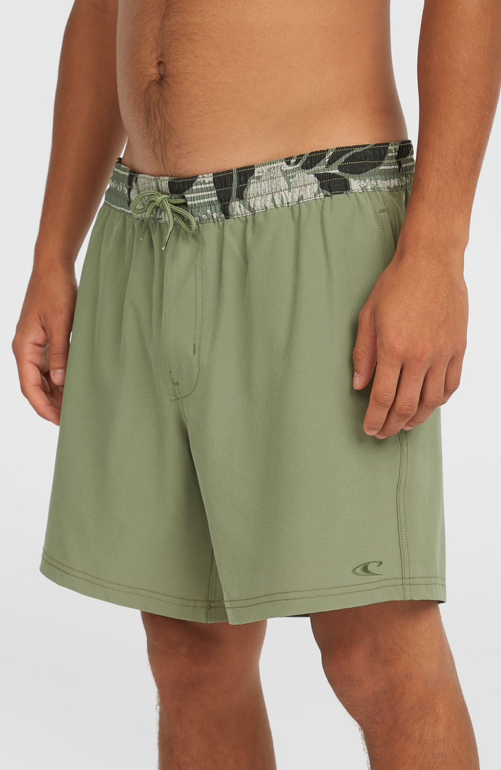 Pocket Print 16'' Swim Shorts | Avery Fern