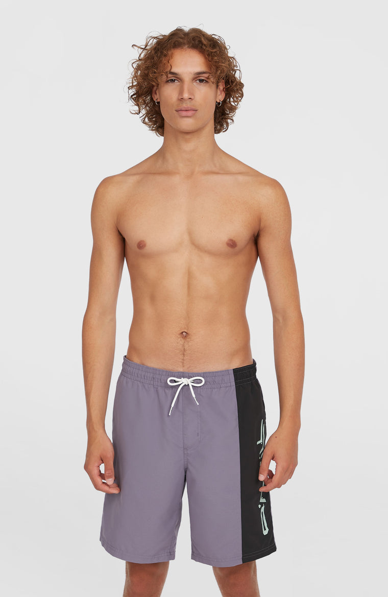 Retro 19'' Swim Shorts | Storm Colour Block Retro 19'' Swim Shorts | Storm Colour Block