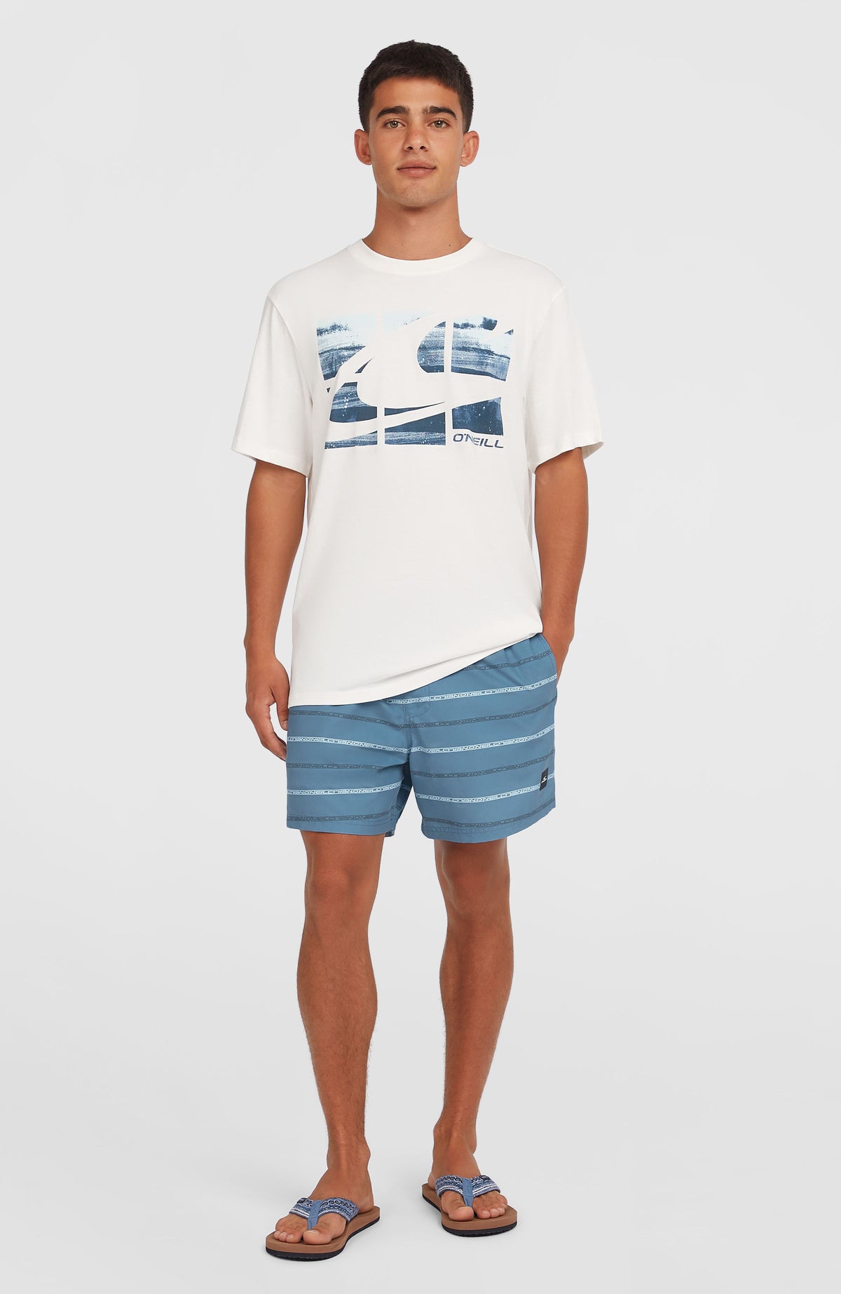 Cali First 15'' Swim Shorts | Blue O'Neill Stripe