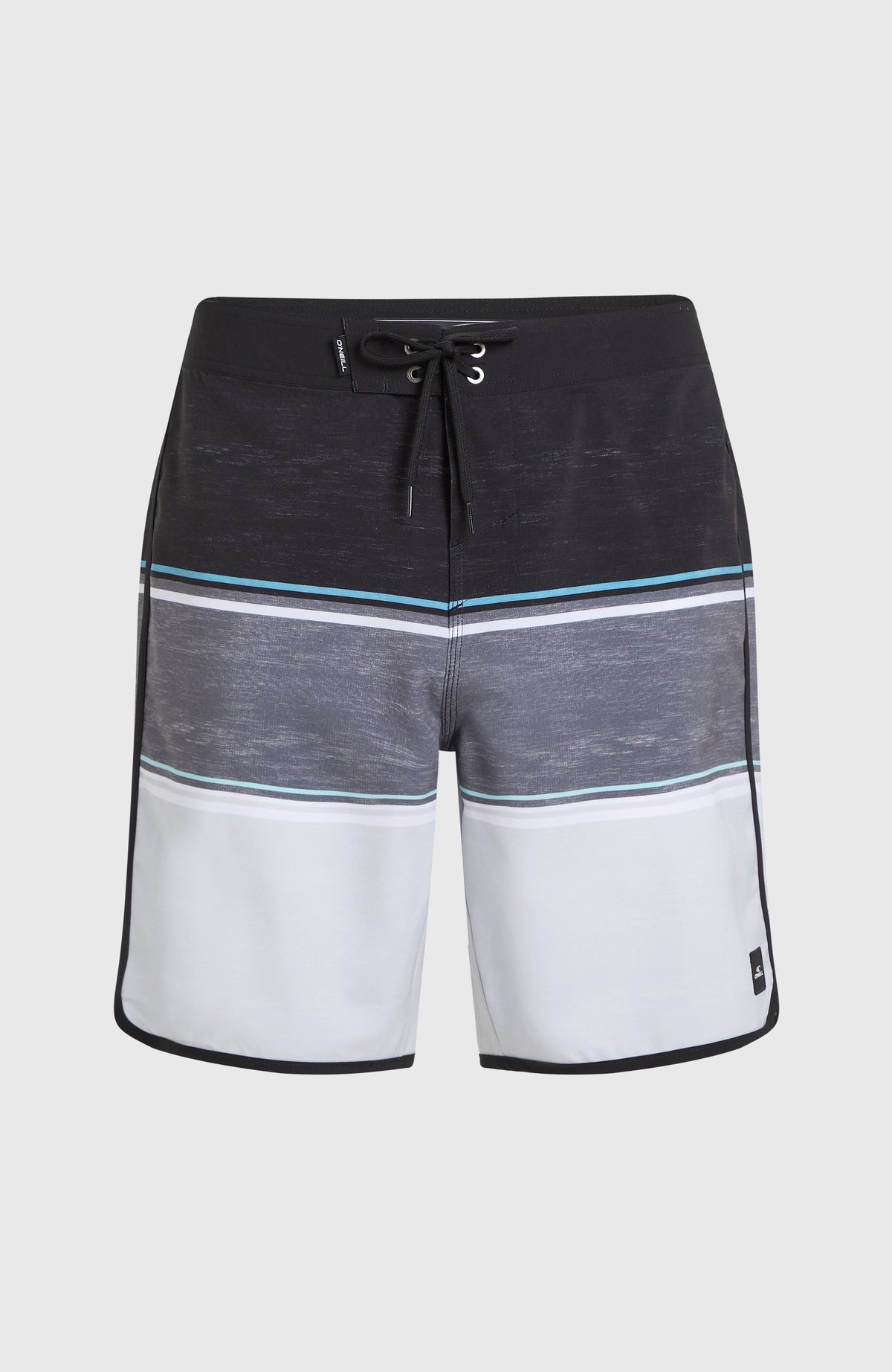 Lennox Scallop 19'' Boardshorts | Black Out Colour Block