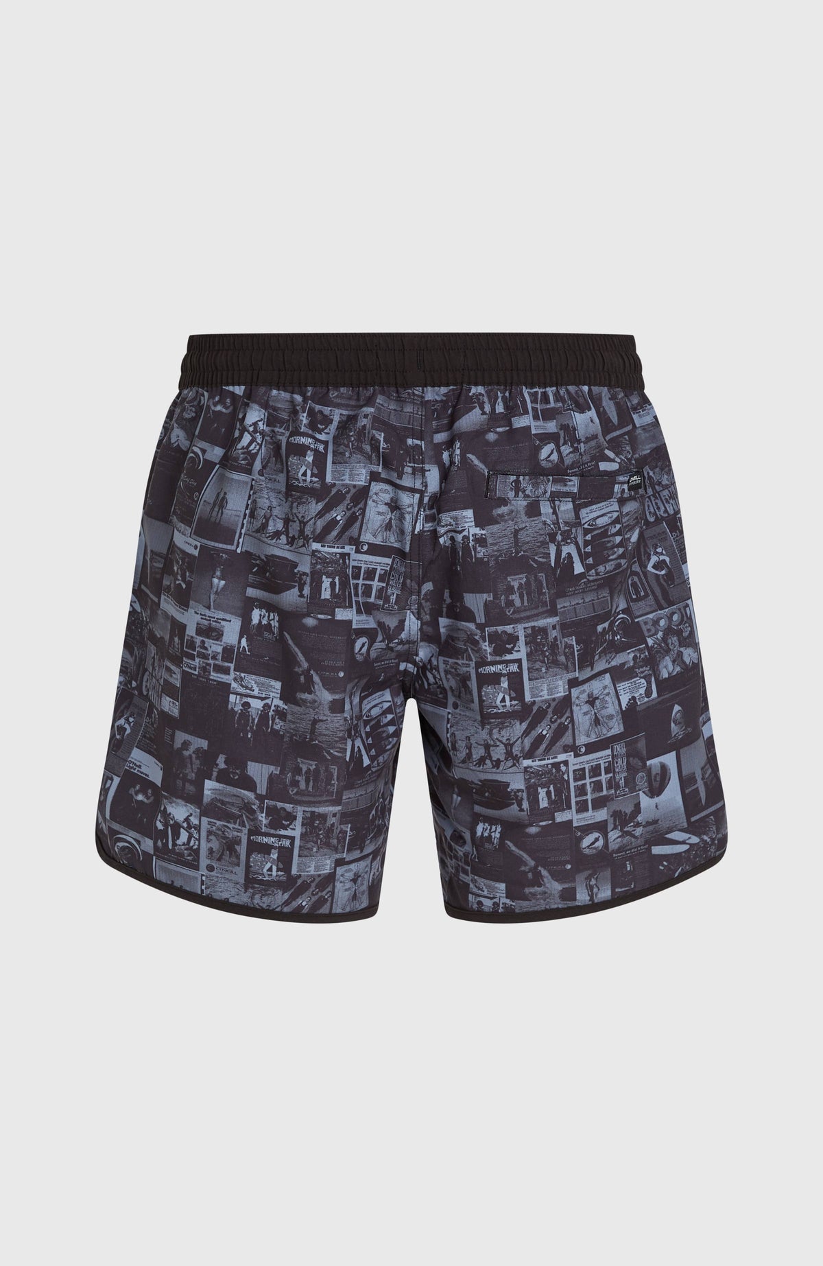 O'Riginals Scallop 16'' Swimshorts | Black Out Heritage AOP