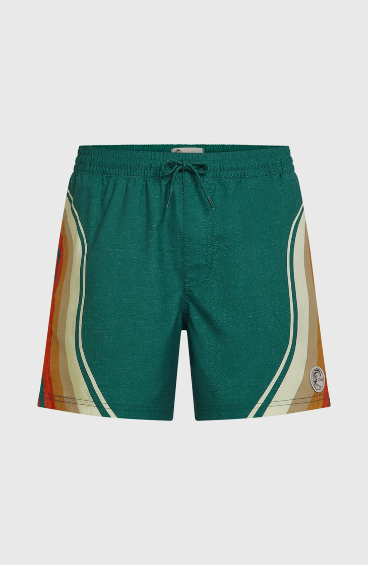 O'Riginals Longboards 15'' Swimshorts | Green Originals Sideburns