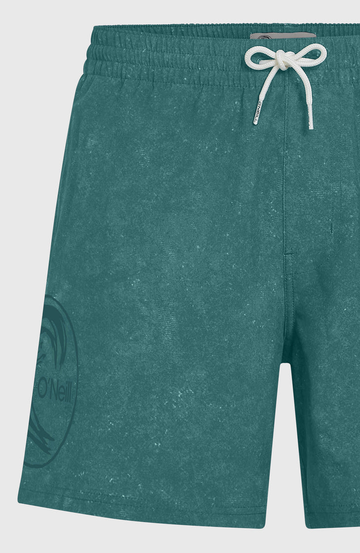 O'Riginals Cali Ocean 16'' Swimshorts | Green Originals Acid Wash